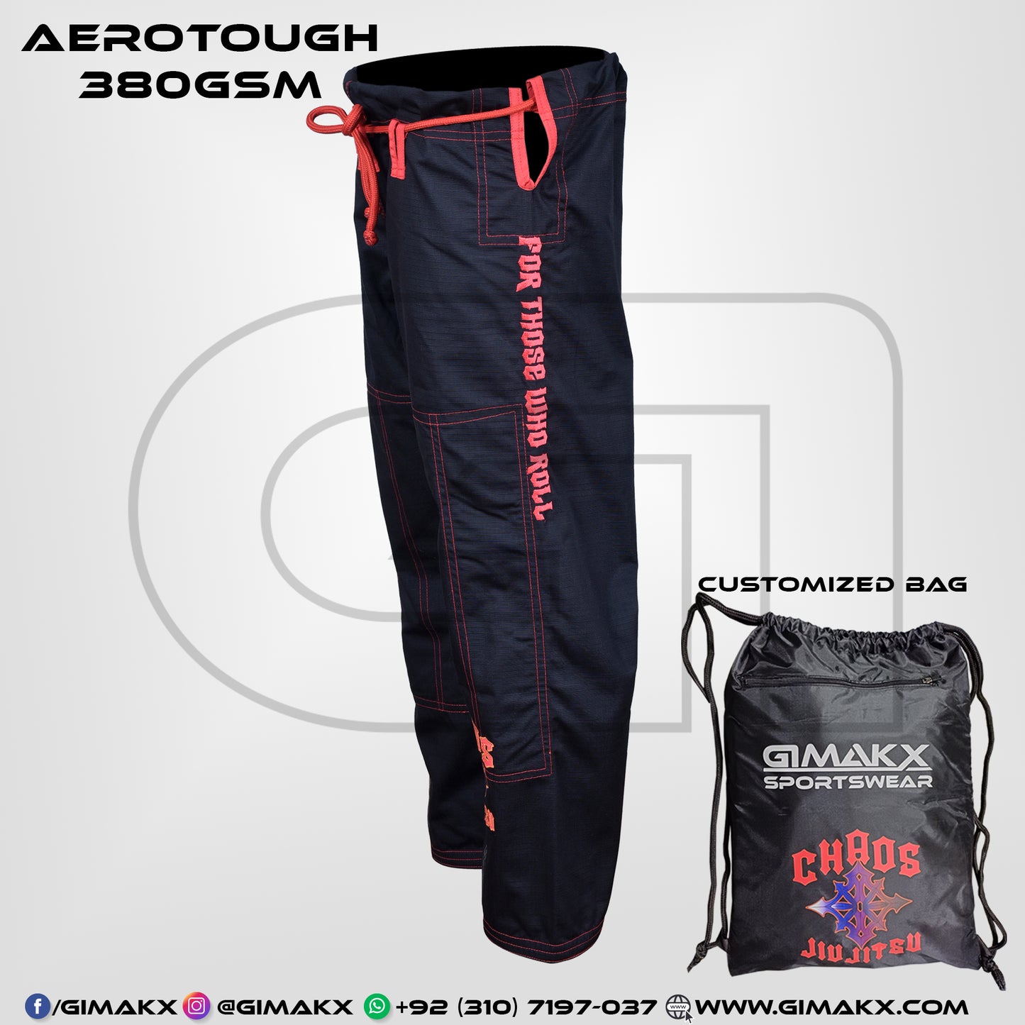 Gimakx Aerotough Premium BJJ Gi Ultralight Weight