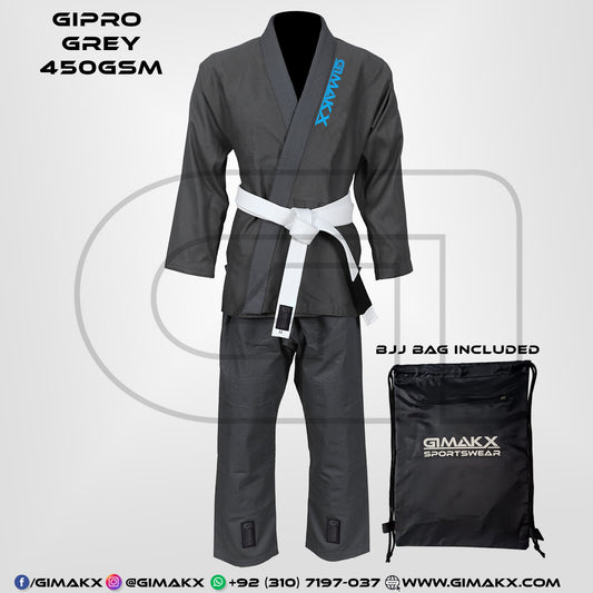 Gimakx GiPro Grey Premium BJJ Gi