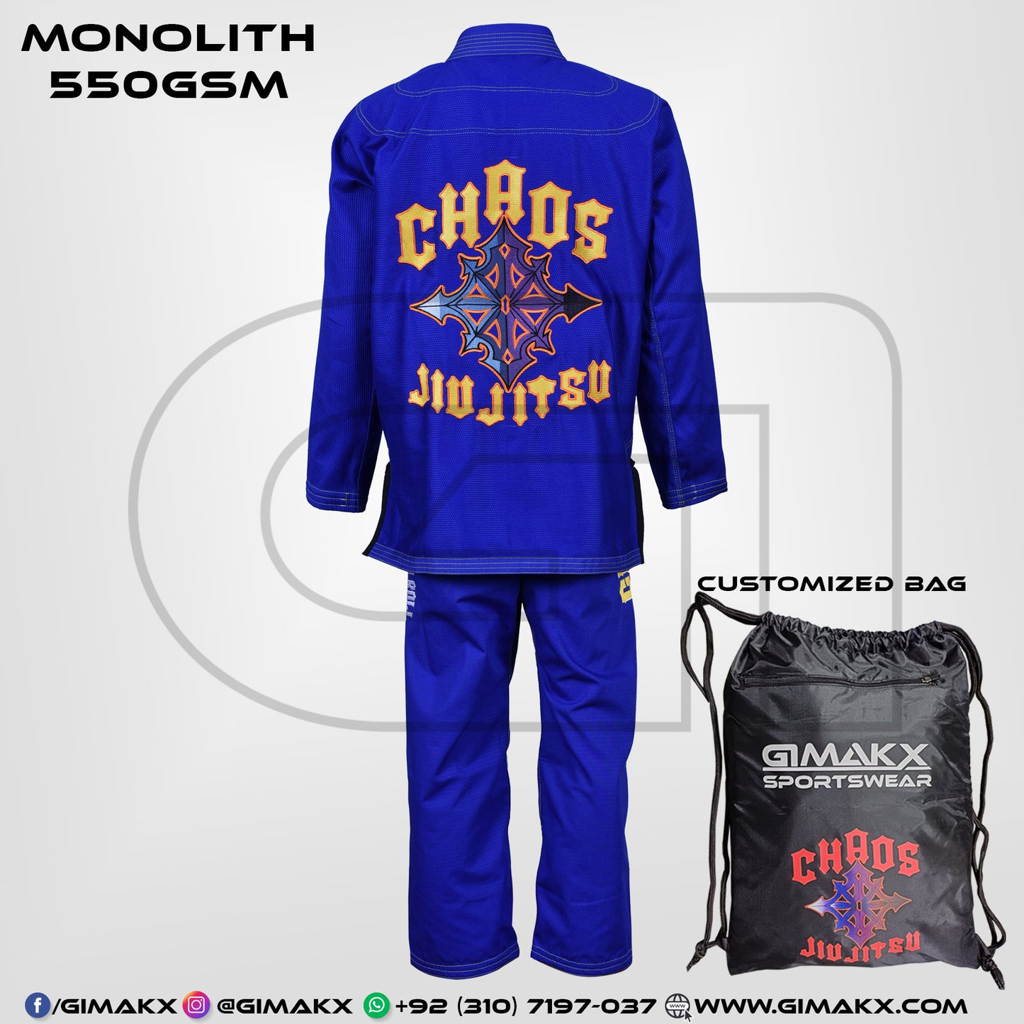 Gimakx Monolith Premium BJJ Gi Heavy Weight