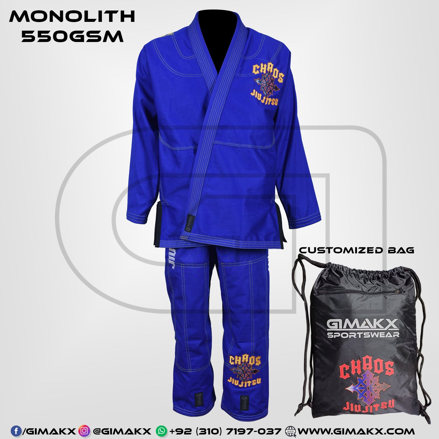 Gimakx Monolith Premium BJJ Gi Heavy Weight