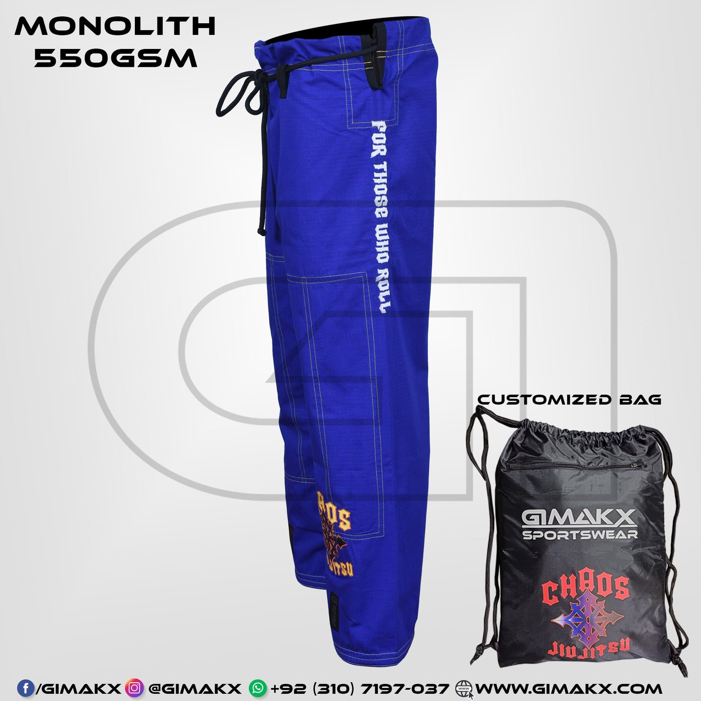 Gimakx Monolith Premium BJJ Gi Heavy Weight