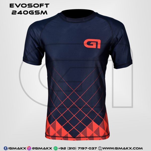 Gimakx Evosoft Premium BJJ Rash Guard & MMA Training Gear