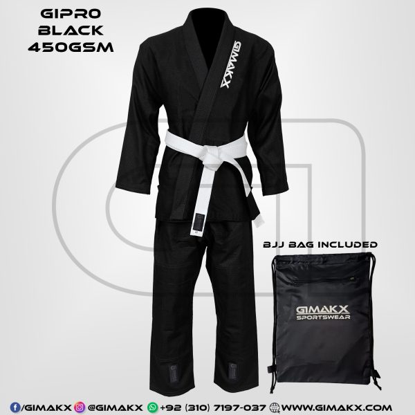 Gimakx GiPro Premium BJJ Gi Black