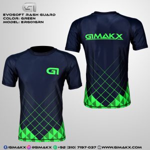Gimakx Evosoft Premium BJJ Rash Guard 01 Green