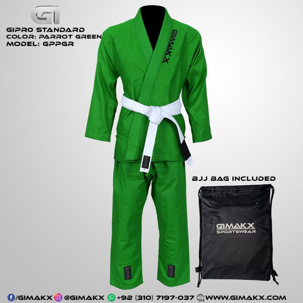 Gimakx GiPro Premium BJJ Gi Parrot Green