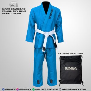 Gimakx GiPro Premium BJJ Gi Sky Blue