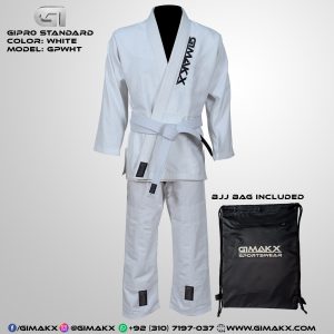Gimakx GiPro Premium BJJ Gi White